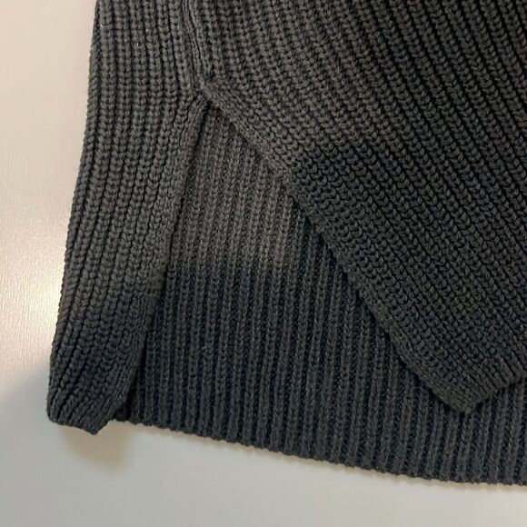 NWT Everlane The Organic Cotton Slim Crew Sweater in Black Size S - Picture 7 of 13
